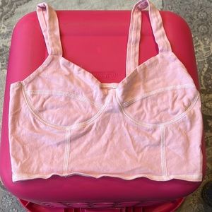 Pacsun Pink Corset Top